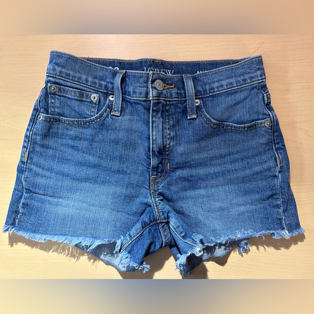 J. Crew shorts with frayed hem